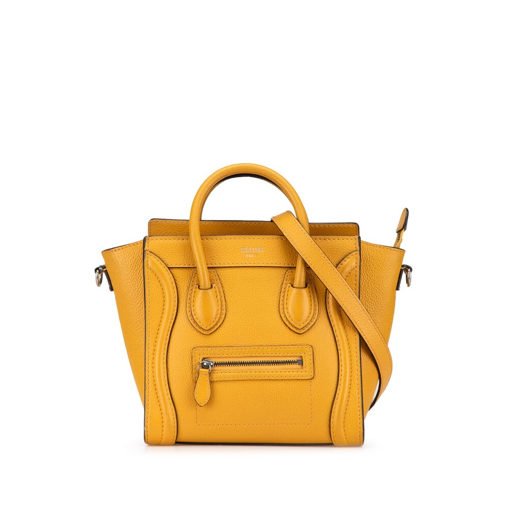 Celine Nano Leather Luggage Tote Pre- #319085C77B